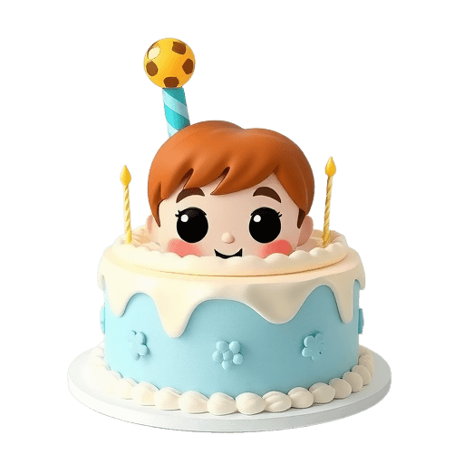 Emoji cake for boy