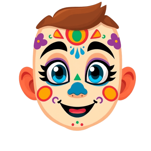 Emoji face paint