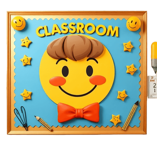 Emoji classroom bulletin board