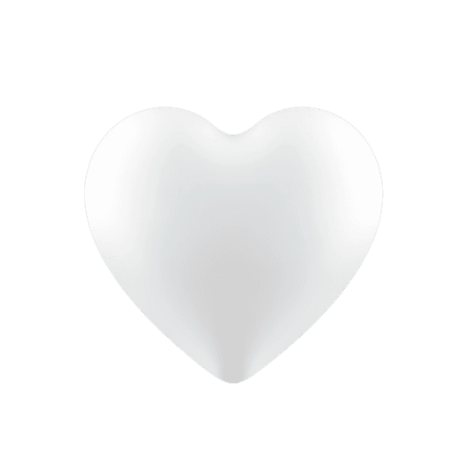 Emoji white heart