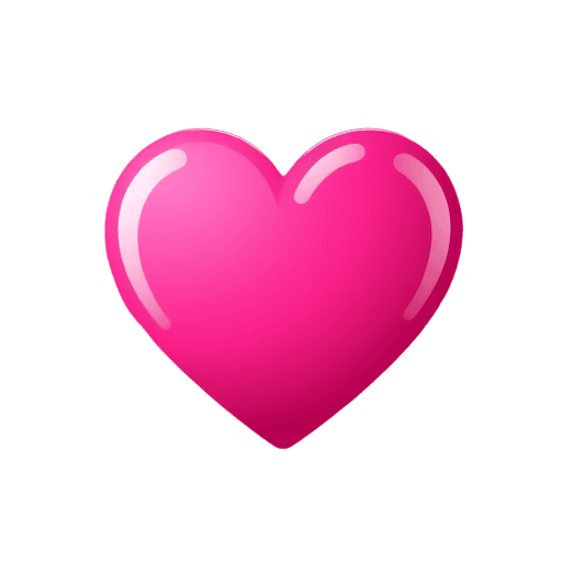 Emoji pink heart