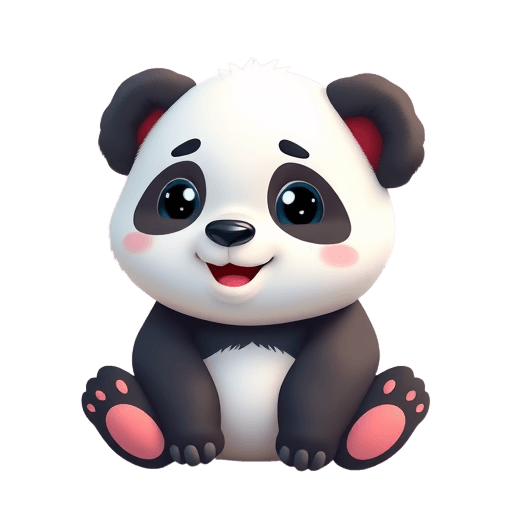 Emoji Panda Smiling