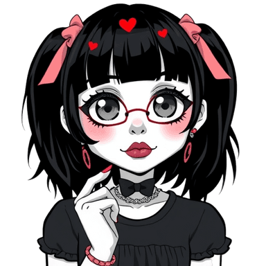 Goth Girl Smile