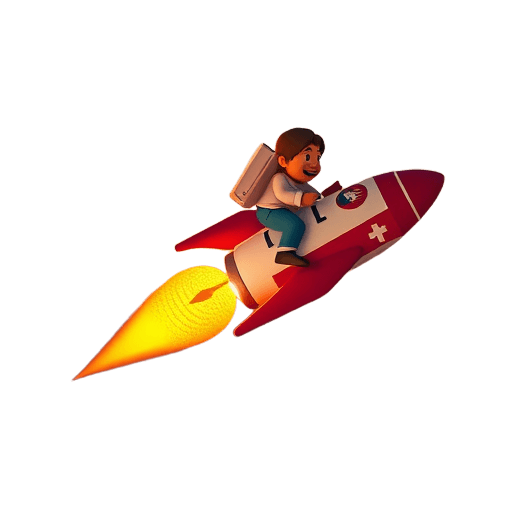 Emoji Musk Rocket Ride