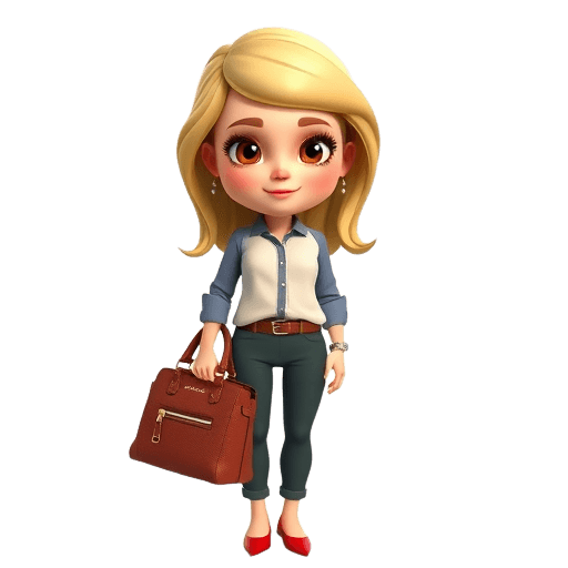 Emoji Stylish Woman