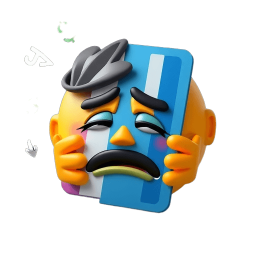 Emoji Worried Wallet