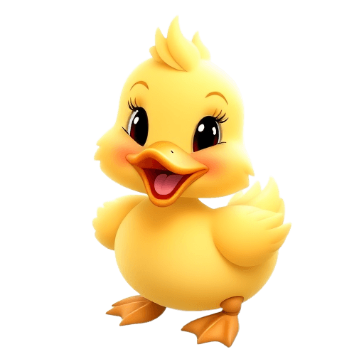 Emoji Duckling Smiles