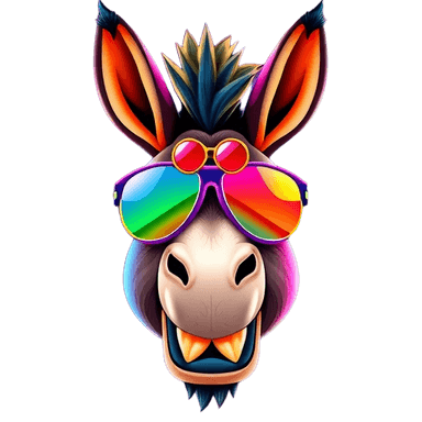 Donkey with Sunglasses