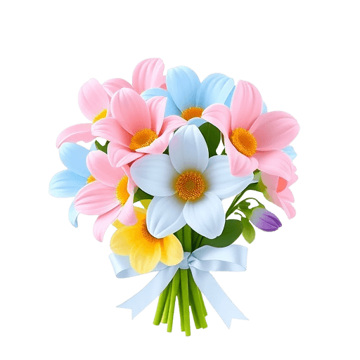 Emoji Bouquet with Ribbon