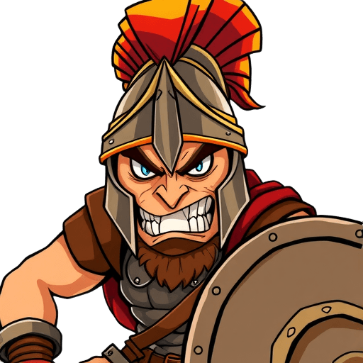 Emoji Spartan Warrior