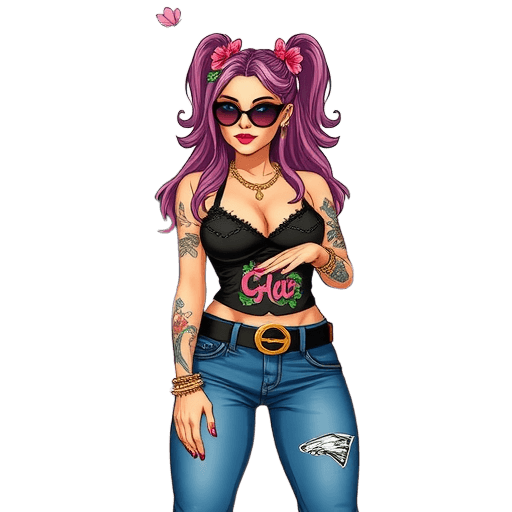 Emoji Gangster Girl Style