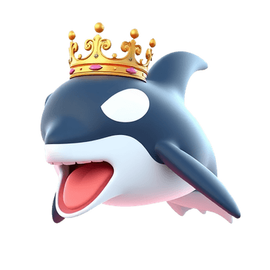 Orca with Crown