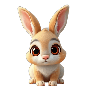 Bunny with Eyes