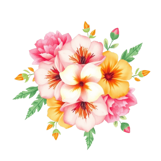 Watercolor emoji style